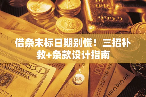 北京借条未标日期别慌!三招补救+条款设计指南 北京借条未标日期别慌!三招补救+条款设计指南